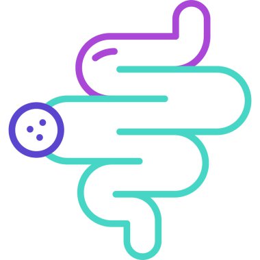 Hayvan yılan hayvan simgesi taslak biçiminde