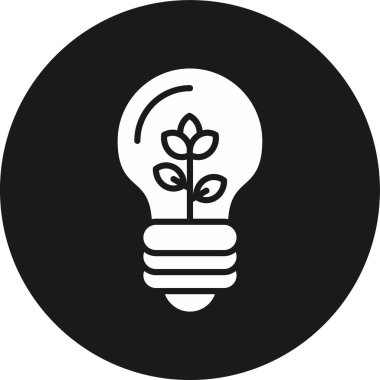 ampul simgesi vektör illüstrasyonu