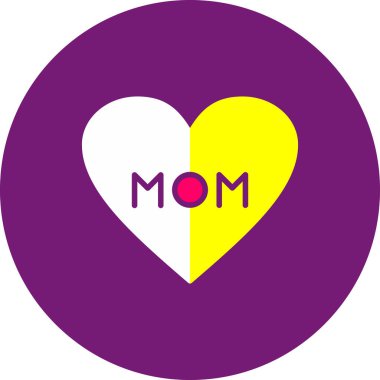 Annemin gündüz vektör çizimi.