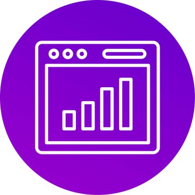 vektör lcd simgesi illüstrasyonu