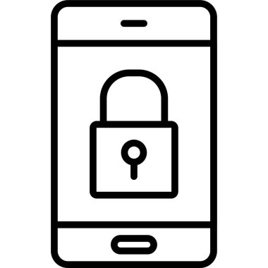 Akıllı telefon simgesi. vektör illüstrasyonu