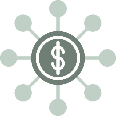 şebeke. Web simgesi basit illüstrasyon