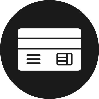 Kredi kartı ikonu vektör illüstrasyonu