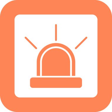 Fener simgesinin vektör illüstrasyonu