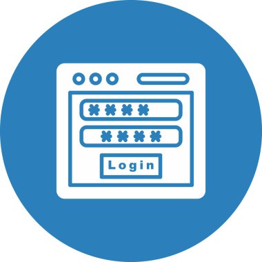 Web simgesi vektör illüstrasyonu