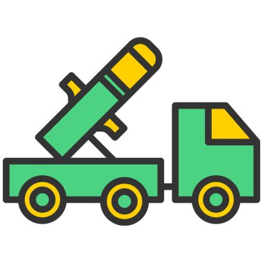 Kamyon. Web simgesi basit illüstrasyon