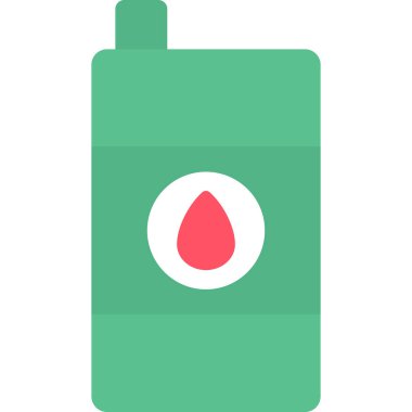 kan düz vektör simgesi