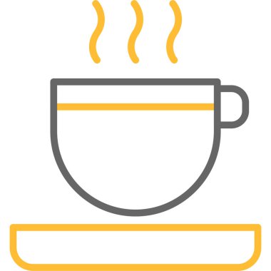 Sıcak içecek ikonu.