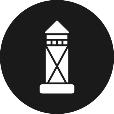 Bir kule simgesinin vektör çizimi