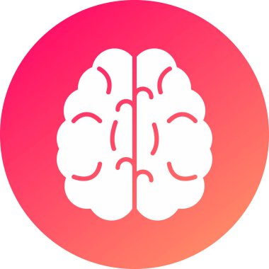 beyin vektör simgesi