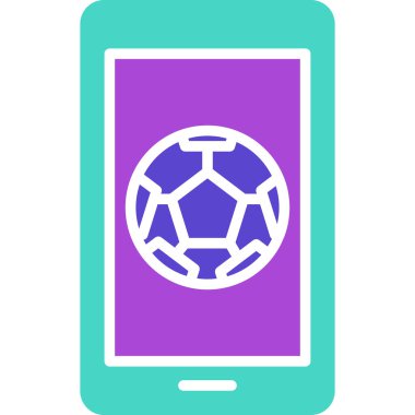 cep telefonu simgesi. Web için modern vektör simgelerinin basit illüstrasyonu