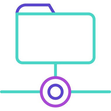 İş simgesinin vektör illüstrasyonu