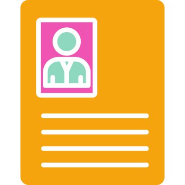 Kart. Web simgesi basit illüstrasyon