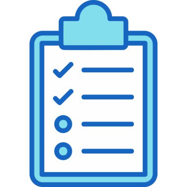 Liste. Web simgesi basit illüstrasyon