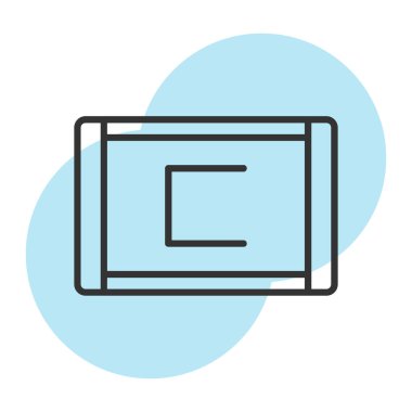 Web simgesi vektör illüstrasyonu