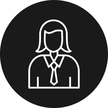 Kadın vektör illüstrasyonu