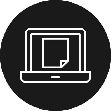 vektör Bilgisayar simgesi, illüstrasyon