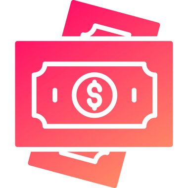 Dolar işareti vektör çizimi