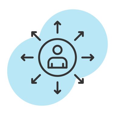 seo modern simgesinin vektör illüstrasyonu