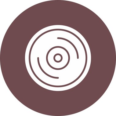 cd disk simgesi illüstrasyonu