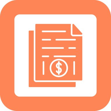 Dolar. Web simgesi basit illüstrasyon