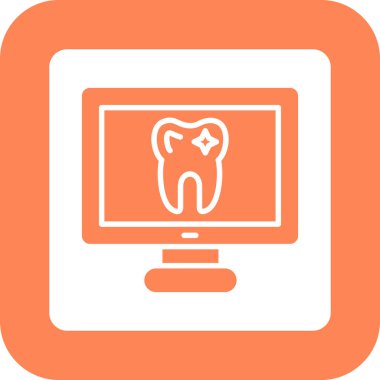 Modern bir simgenin vektör illüstrasyonu