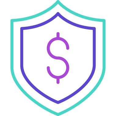 Dolar. Web simgesi basit tasarım