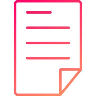 belge simgesi vektör illüstrasyonu