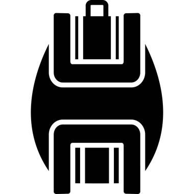 Bagaj simge vektör çizim