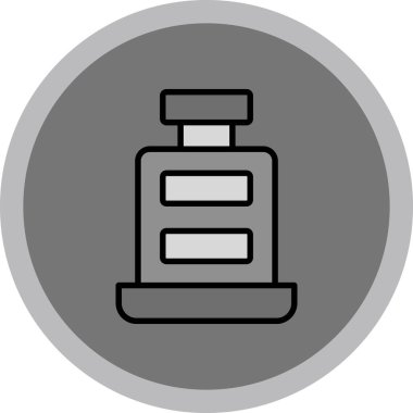 pil simgesi, vektör illüstrasyonu