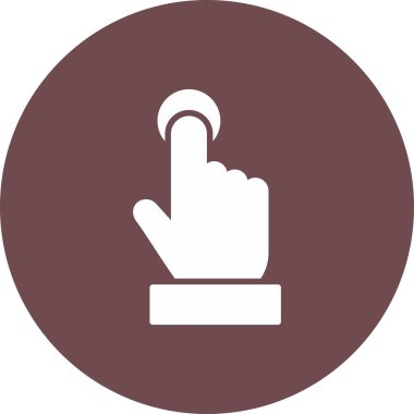 Parmak parmak simgesi - taslak biçimi