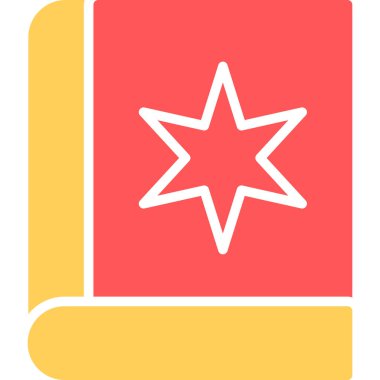 kitap simgesi modern vektör illüstrasyonu