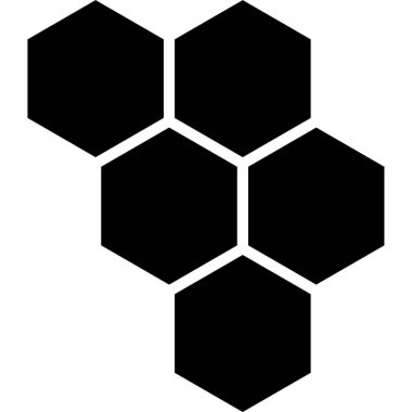 Bal arısı yemek ikonu ana hatlarıyla