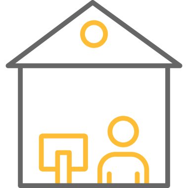 Modern b 'nin vektör illüstrasyonu ev inşa etme simgesinden yoksundur