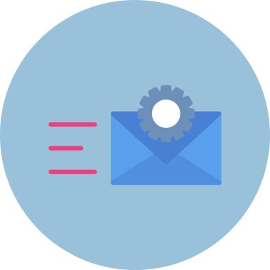 Mektup. Web simgesi basit illüstrasyon