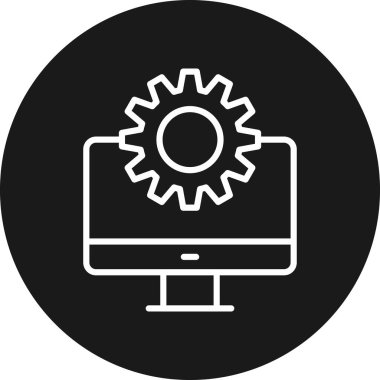 seo modern simgesinin vektör illüstrasyonu