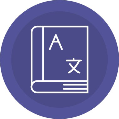 kitap simgesi vektör illüstrasyonu