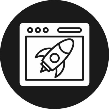 seo modern simgesinin vektör illüstrasyonu