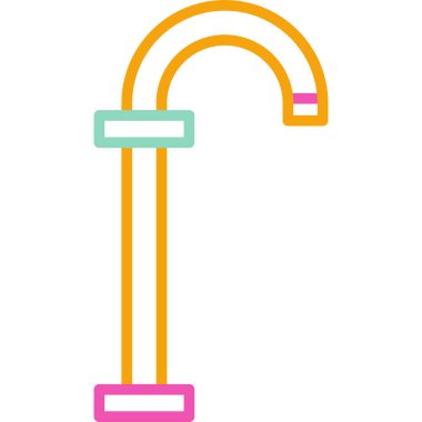 Çizgi film simgesinin vektör çizimi