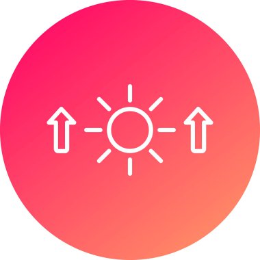 Modern simgenin vektör illüstrasyonu