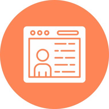 gazete simgesi vektör illüstrasyonu