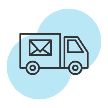 posta vektör simgesi modern basit tasarım illüstrasyonu