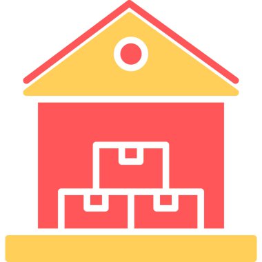 Ev. Web simgesi basit illüstrasyon