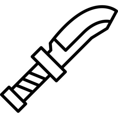 Kılıç vektör satırı simgesi