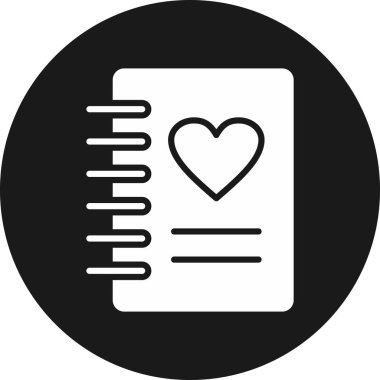 Aşk simgesi vektör illüstrasyonu