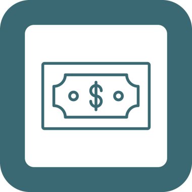 Dolar işareti. Web simgesi