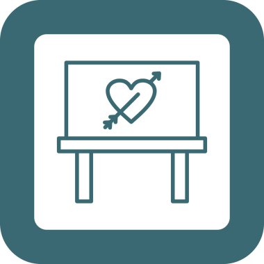 Dizüstü bilgisayar simgesi vektör çizimi