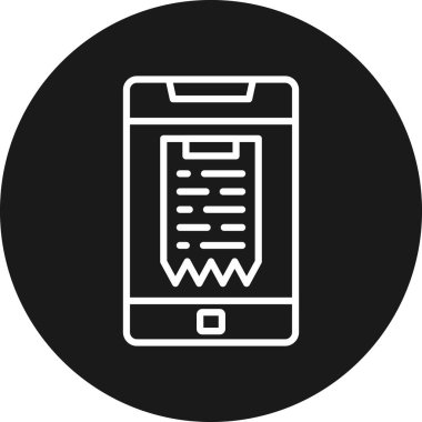 vektör cep telefon simgesi