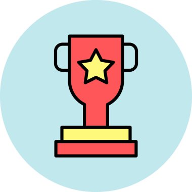 Ödül. Web simgesi basit illüstrasyon