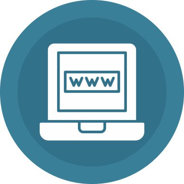 Web tarayıcı vektör simgesi